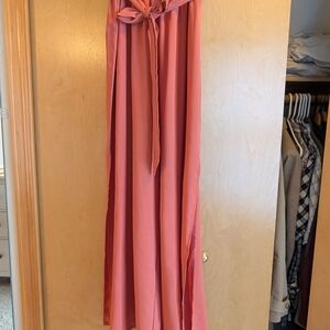 Elegant Pink Maxi Dress